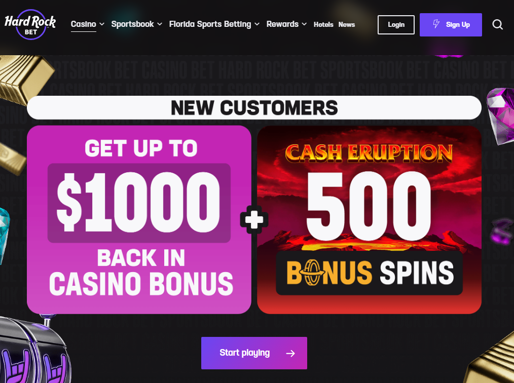 Casino Deposit Bonuses - Hard Rock Bet Casino
